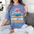 Donut Stop Reading Cute Book Reader Bookworm Donut Day Women's Comfort Colors T-Shirt Chalky Mint