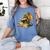 Dragon Bookworm Reading Book Graphic Women's Comfort Colors T-Shirt Chalky Mint