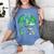 Dragon Reading Books Bookworm Women's Comfort Colors T-Shirt Chalky Mint