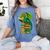 Dragon Reading Books Matching Bookworm Readers Librarian Women's Comfort Colors T-Shirt Chalky Mint