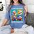Eagle Love Reading And Eagles Child Book Lover Women's Comfort Colors T-Shirt Chalky Mint