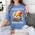 Easily Distracted By Books And Gnomes Book Reading Gnome Women's Comfort Colors T-Shirt Chalky Mint