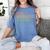 Easily Distracted By Books And Yarn Knitting & Crocheting Women's Comfort Colors T-Shirt Chalky Mint