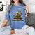 Easily Distracted By Cats And Books Women's Comfort Colors T-Shirt Chalky Mint
