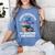 Easily Distracted By Dragons And Books Women's Comfort Colors T-Shirt Chalky Mint