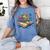 Enchanted Open Book With Blooming Flowers Women's Comfort Colors T-Shirt Chalky Mint