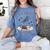 F-CAW-F Crow Book Lover Reader Gothic Humor Women's Comfort Colors T-Shirt Chalky Mint