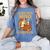 Floral Cow Reading Pun Just One More Chapter Cozy Book Lover Women's Comfort Colors T-Shirt Chalky Mint