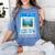 Frutiger Aero Aesthetic Tech Computer Aquarium Tarot Card Women's Comfort Colors T-Shirt Chalky Mint