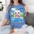 Frutiger Aero Aesthetic Tech Kawaii Ramen Cat Fishes Women's Comfort Colors T-Shirt Chalky Mint Frutiger Aero Aesthetic Tech Kawaii Ramen Cat Fishes Women's Comfort Colors T-Shirt Chalky Mint
