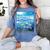 Frutiger Aero Aesthetic Tech Ocean Underwater Fishes Women's Comfort Colors T-Shirt Chalky Mint Frutiger Aero Aesthetic Tech Ocean Underwater Fishes Women's Comfort Colors T-Shirt Chalky Mint