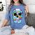 Frutiger Aero Aesthetic Tech Skull Computer Fishes Women's Comfort Colors T-Shirt Chalky Mint