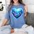 Frutiger Aero Y2K Heart Women's Comfort Colors T-Shirt Chalky Mint