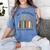 My Weekend Is Fully Booked Cozy Bookish Women's Comfort Colors T-Shirt Chalky Mint