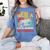 Gen X Lots Of Memories No Evidence Retro Nostalgia Humor Women's Comfort Colors T-Shirt Chalky Mint