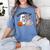 Ghost Reading Halloween Women Teacher Book Lover Women's Comfort Colors T-Shirt Chalky Mint