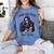 Good Girls Read Bad Books Sarcastic Skeleton Goth Skull Women's Comfort Colors T-Shirt Chalky Mint