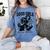 Good Girls Read Spicy Skeleton Book Club Women's Comfort Colors T-Shirt Chalky Mint