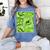 Green Comic Book Green Graphic Women's Comfort Colors T-Shirt Chalky Mint