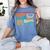 What Happens In Book Club Stays In Book Club Retro Women's Comfort Colors T-Shirt Chalky Mint