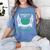 My Heart Was Not In Loving Memory Missing Daughter In Heaven Women's Comfort Colors T-Shirt Chalky Mint