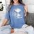 Hedgehog Reading Book Full Moon Lake Scenery Women's Comfort Colors T-Shirt Chalky Mint