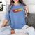 Hot Wheels Comic Book Fire Logo Women's Comfort Colors T-Shirt Chalky Mint