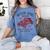 Hotrod Rebel Automotive Nostalgia Old Car Distressed Women's Comfort Colors T-Shirt Chalky Mint