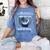 My Husband Is Guardian Angel He Watches Over My Back Memory Women's Comfort Colors T-Shirt Chalky Mint