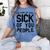 Introvert Men Women Sarcastic Saying Sick Of People Women's Comfort Colors T-Shirt Chalky Mint