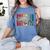 Introvert Raccoon Animal Lover Trash Panda Antisocial Retro Women's Comfort Colors T-Shirt Chalky Mint