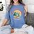 Introvert Relaxation Me Myself And Silence Summer Vacation Men Women Women's Comfort Colors T-Shirt Chalky Mint