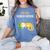 It's Too Peopley Outside Introvert And Cat Lover Women's Comfort Colors T-Shirt Chalky Mint