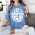 Its Way Too Peopley Outside Sarcastic Introvert Humor Women's Comfort Colors T-Shirt Chalky Mint