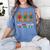 Just Booked For The Holidays Gingerbread Women's Comfort Colors T-Shirt Chalky Mint