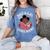 Just A Girl Who Loves Books Cute African American Afro Women's Comfort Colors T-Shirt Chalky Mint