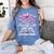 Just a Girl Who Loves Books Reading Book Butterfly Bookworm Women's Comfort Colors T-Shirt Chalky Mint