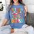 Just A Girl Who Loves Books Reading Cute Bookworm Girls Kids Women's Comfort Colors T-Shirt Chalky Mint