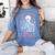 Just A Good Girl Reading Dirty Books Dark Romance Women's Comfort Colors T-Shirt Chalky Mint
