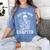 Just One More Chapter Skeleton Reader Reading Book Lover Women's Comfort Colors T-Shirt Chalky Mint