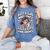 Kawaii Cat And Books Just A Girl Who Loves Both Women's Comfort Colors T-Shirt Chalky Mint