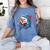 Kawaii Shark Reads Book Reading Library Book Bookworm Women's Comfort Colors T-Shirt Chalky Mint
