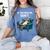 Lazy Raccoon Sarcastic Introvert Humor Japanese Animal Women's Comfort Colors T-Shirt Chalky Mint