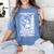 Leaving Reality Entering Fiction Bookish Book Reading Women's Comfort Colors T-Shirt Chalky Mint
