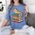 Leopard Gecko Book Lover Reading Women's Comfort Colors T-Shirt Chalky Mint