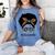 Librarian Teacher Messy Bun Life Book Library Back To School Women's Comfort Colors T-Shirt Chalky Mint