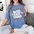 Library Book Fair Vibe Groovy Retro School Reading Nostalgic Women's Comfort Colors T-Shirt Chalky Mint