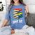 Get Lit With Books Women's Comfort Colors T-Shirt Chalky Mint