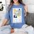 Little Miss Muffet Reading a Picture Book Women's Comfort Colors T-Shirt Chalky Mint