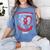 In Memory Aunt Heart Disease Awareness Month Memorial Women's Comfort Colors T-Shirt Chalky Mint